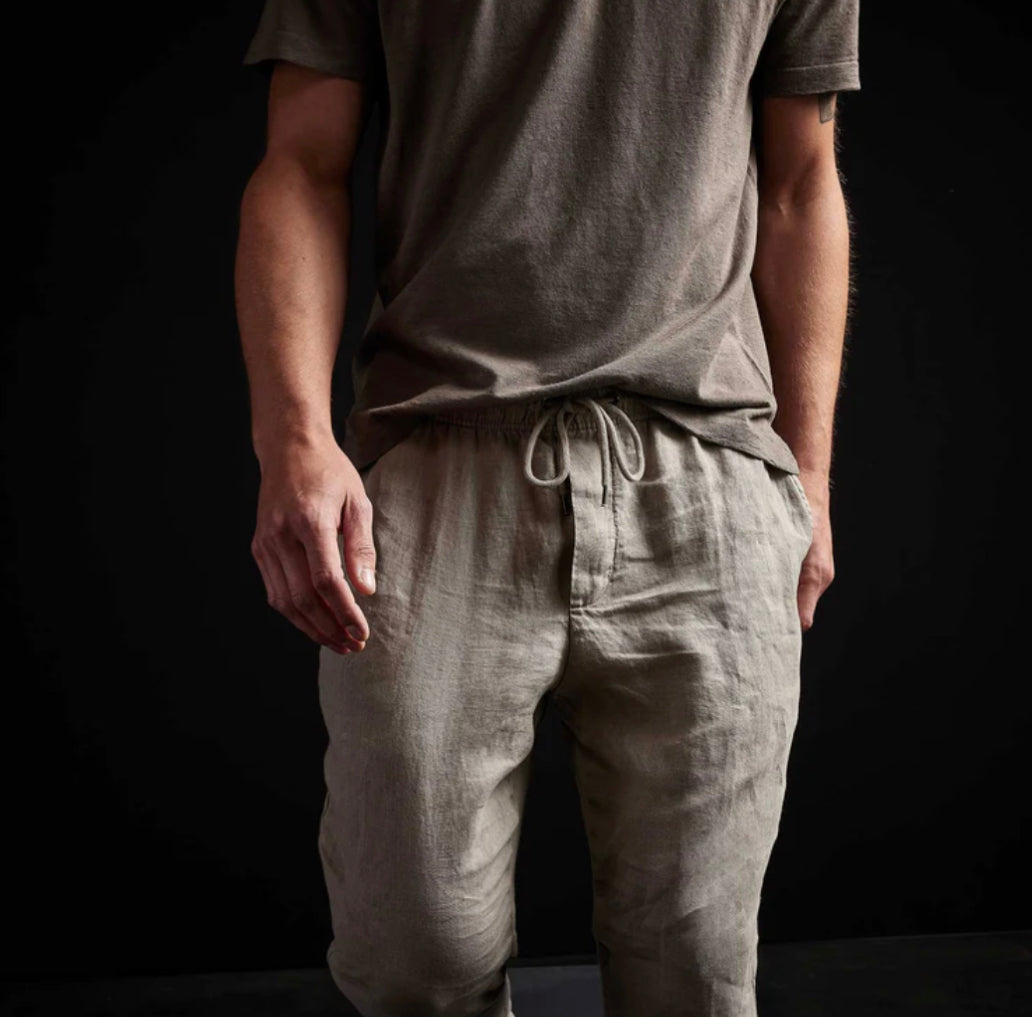 Lightweight Linen Pant Silt Pigment