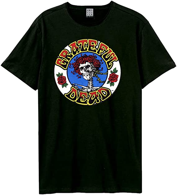 Charcoal Grateful dead - Stealie logo tee