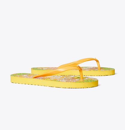 Yellow Thin Flip Flop