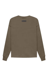 Relaxed crewneck wood