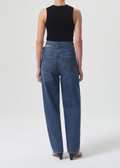 Broken waistband high rise jeans - Intrigue