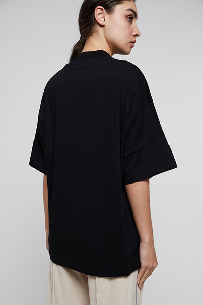 Sprayed Bear Loose Black Brown Tee