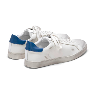 White And Blue 614 Sneakers