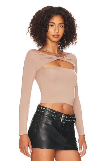 Beige Ellis Top