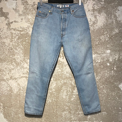 Indigo High Rise Ankle Cro Jeans