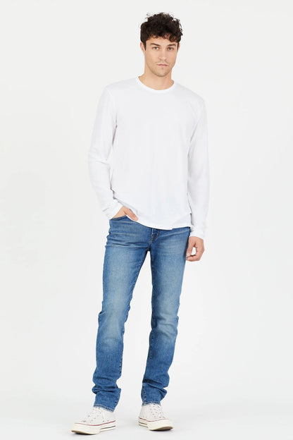 M Classic LS Crew - White