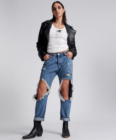 Messed Up Saints Johnny Blue Jeans