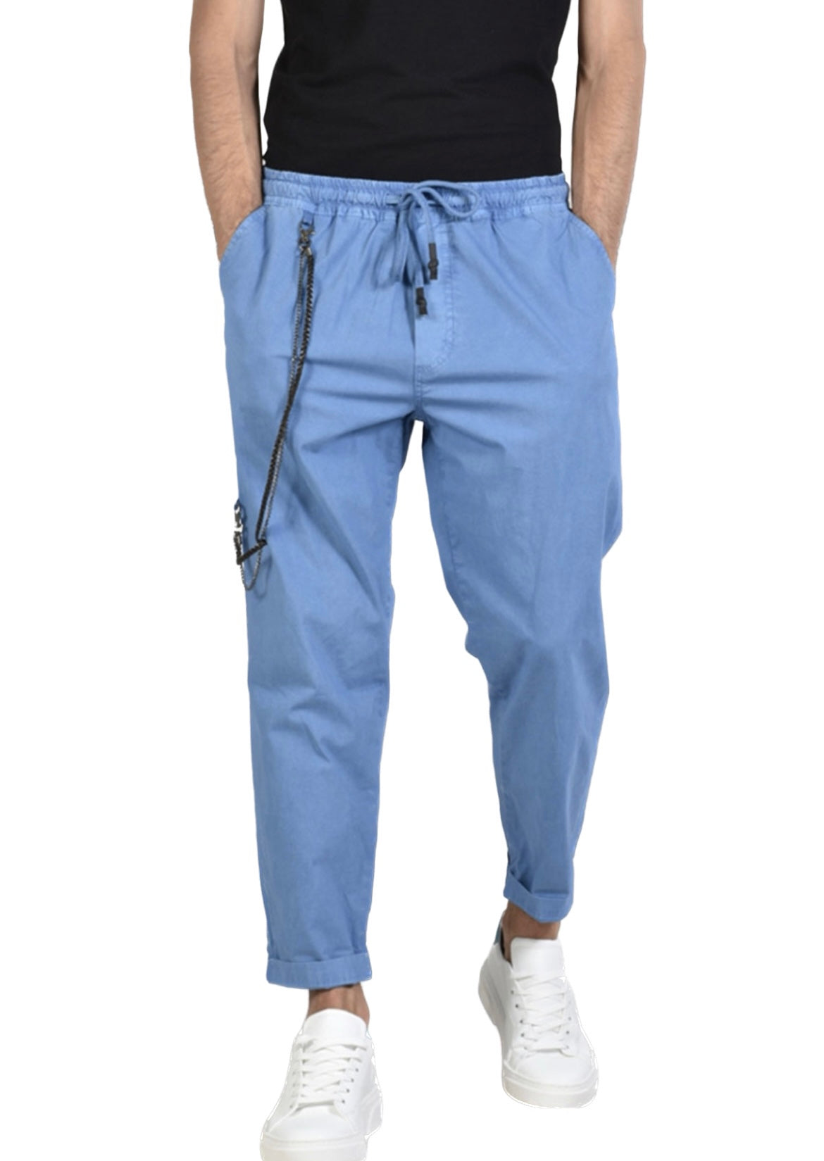 Blue Summer Cargo Pant