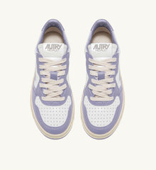 MEDALIST LOW - WHITE / LAVENDER LEATHER