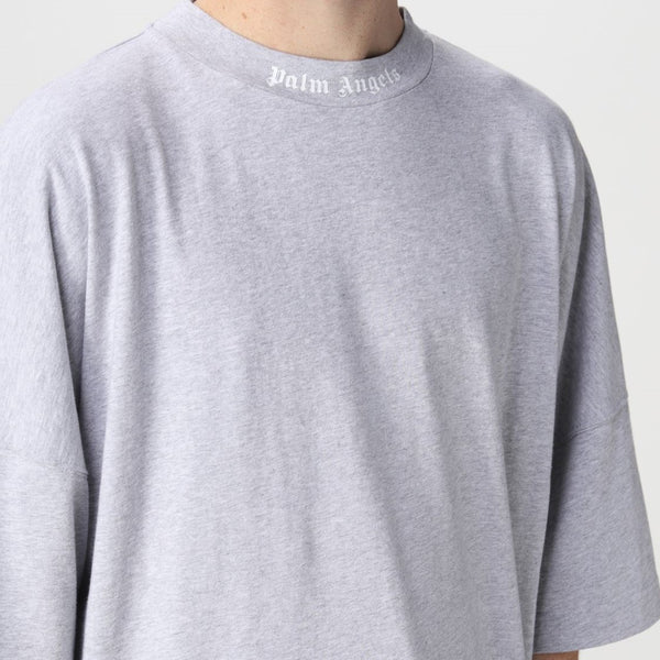 Classic Logo Over Tee Melange Grey