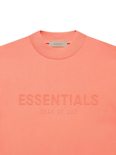 Ls Tee Dress Coral