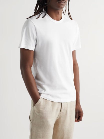 Cotton Jersey White T-shirt