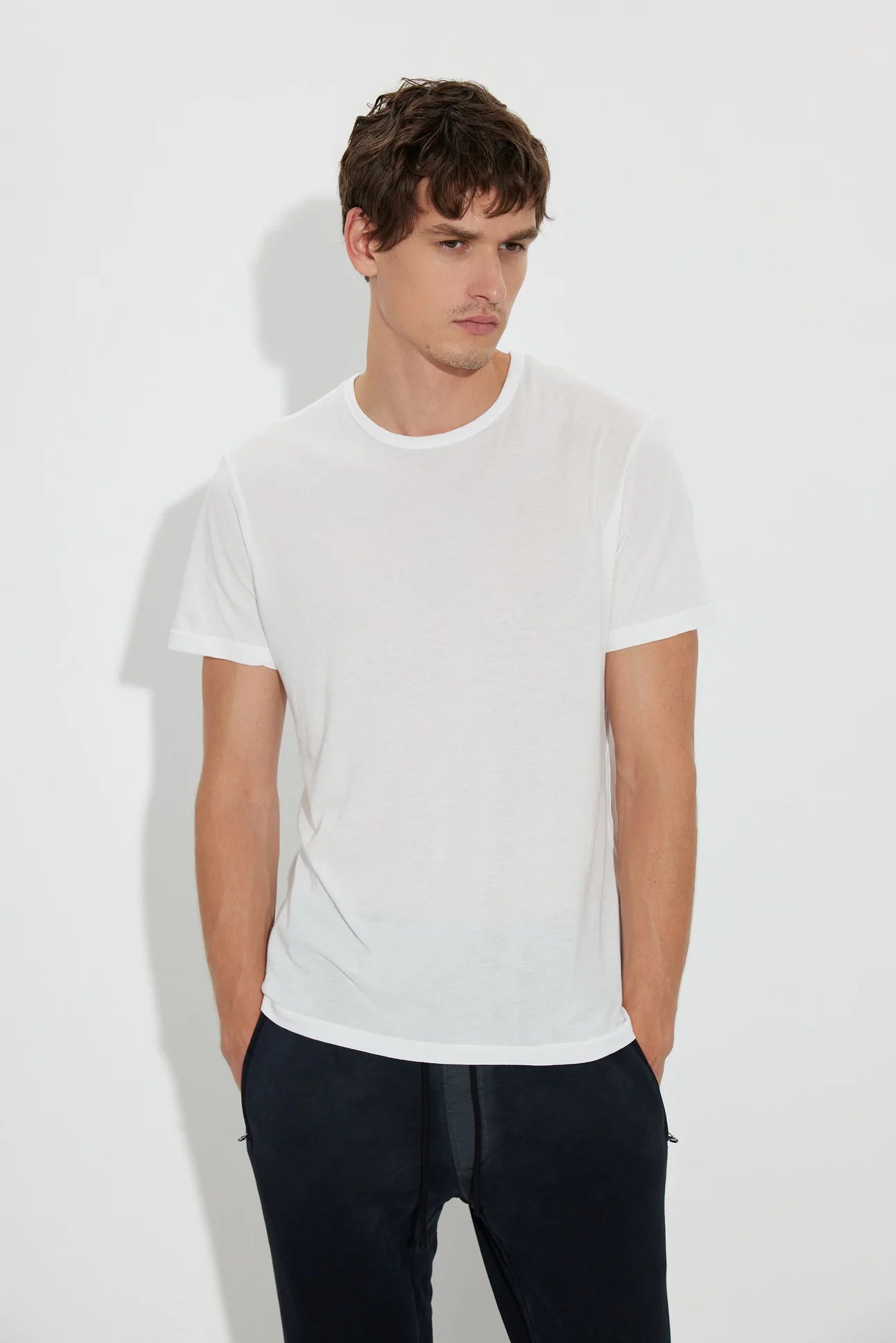 M Classic crew tee - white