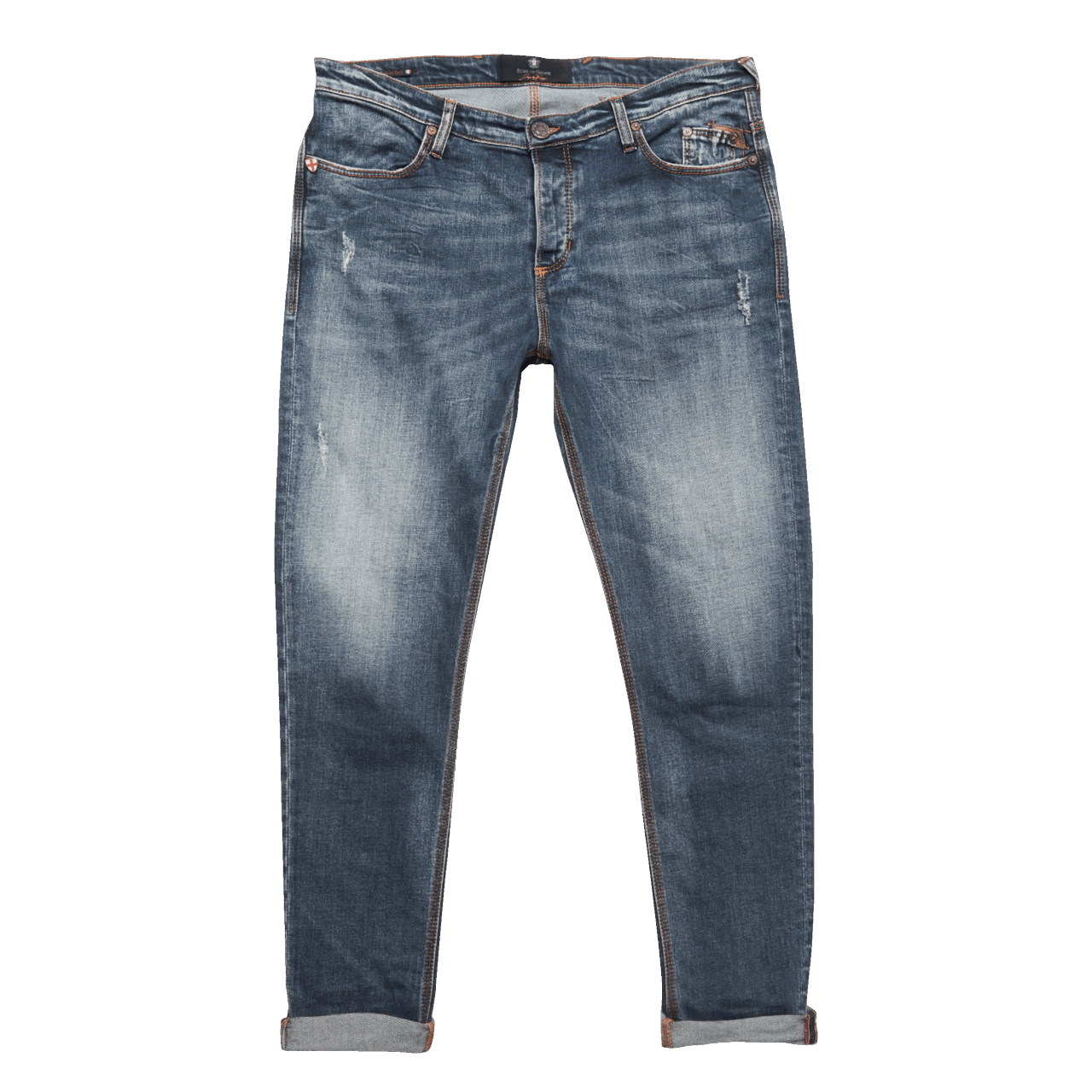 Repi dai V distressed jeans