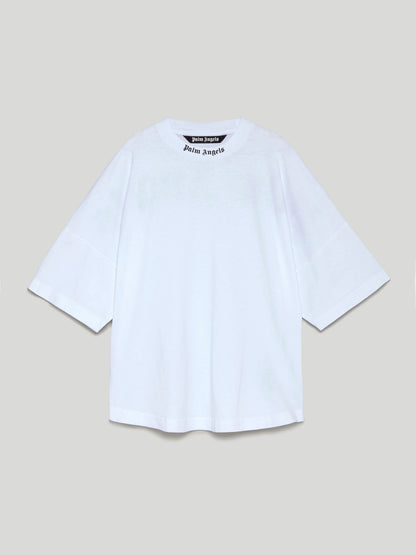 Classic Logo Over Tee White Black