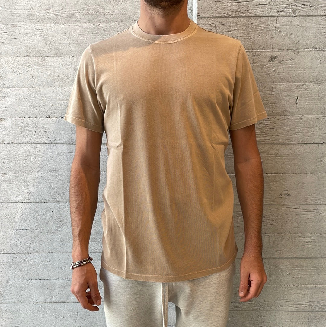 Crew Neck T Sand