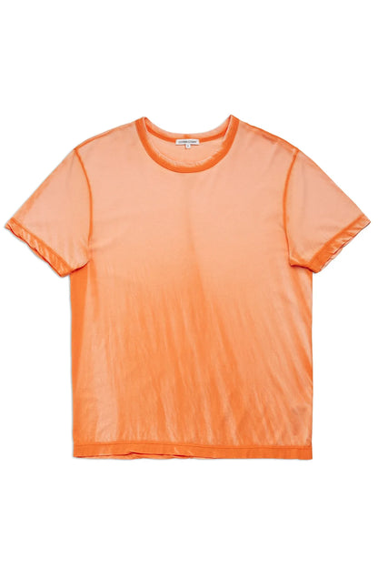 M Classic crew tee - vintage tangerine