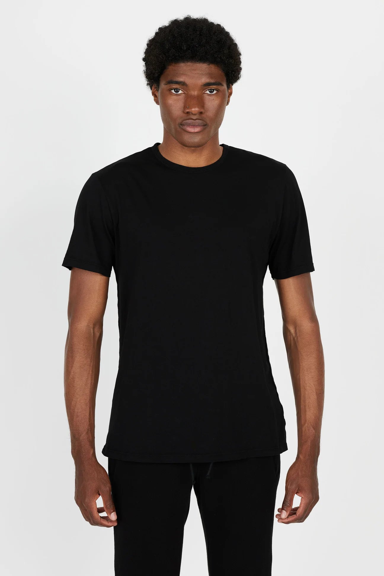 M Classic crew tee - jet black