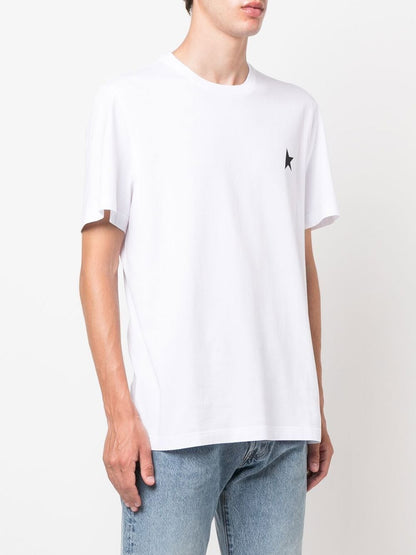 T-shirt small star white