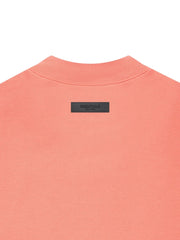Relaxed crewneck coral