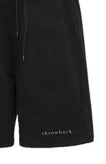 Logo black shorts