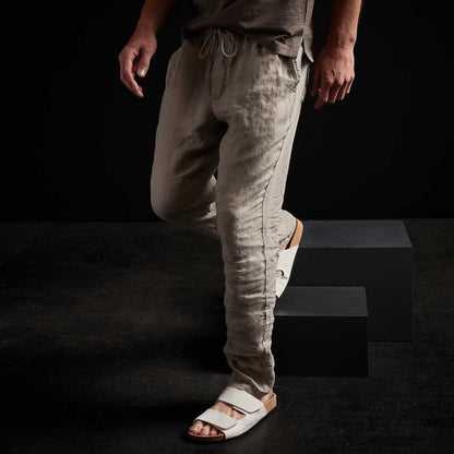 Lightweight Linen Pant Silt Pigment