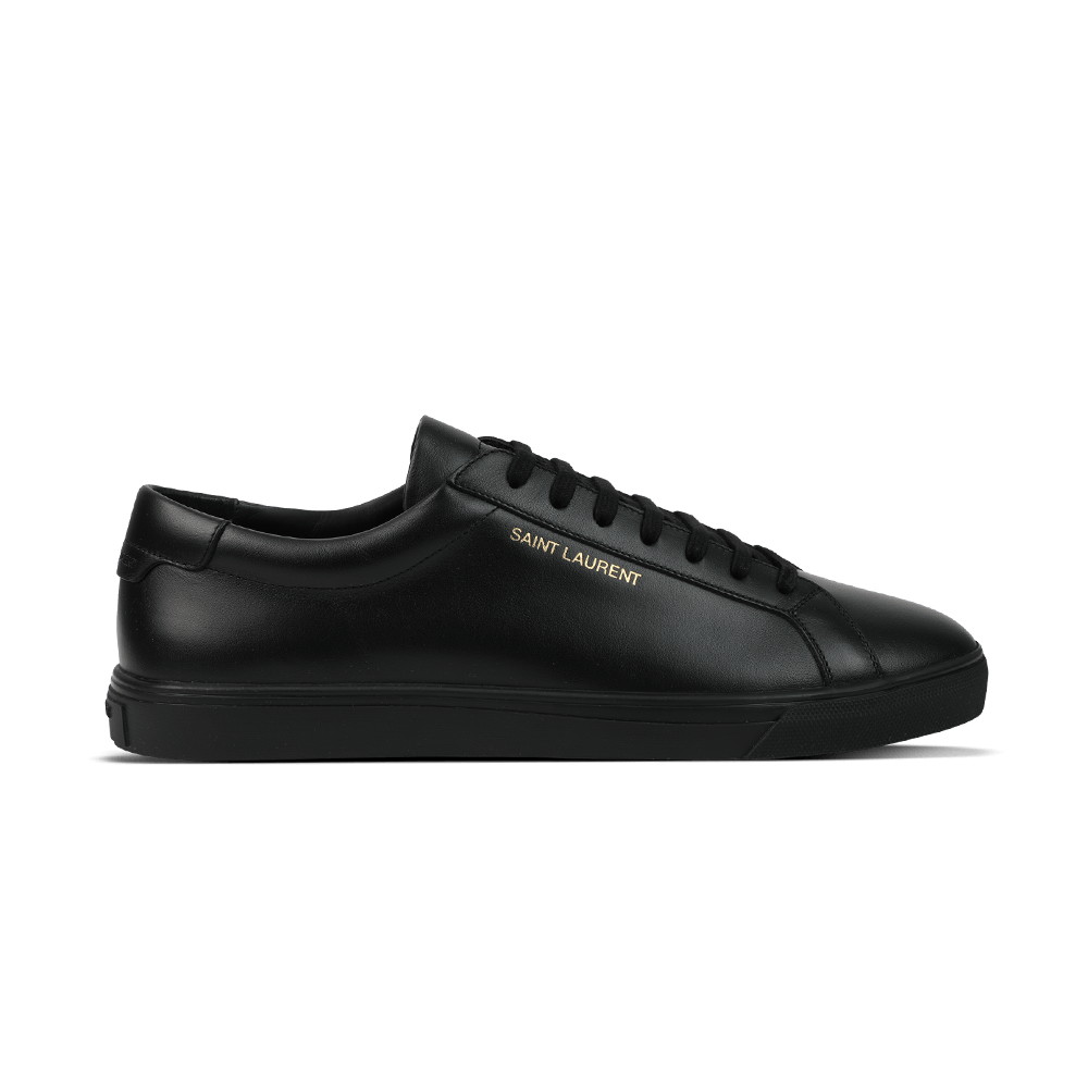 Black Leather Brooklyn Sneakers