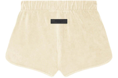 Velour Beach Short Egg Shell
