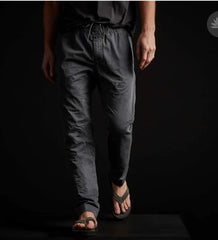 Cuffed trousers Black