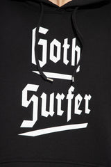 Black goth surfer hoodie