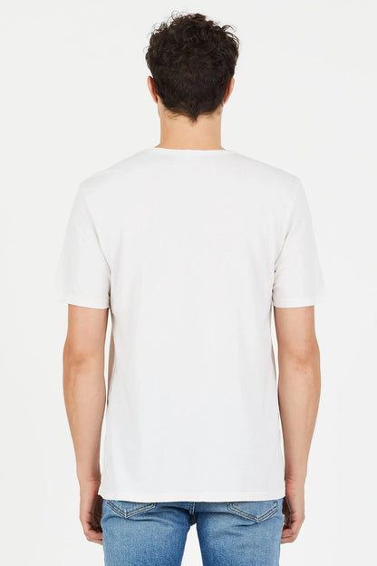 M Classic V Neck - White