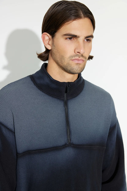 The Cooper Half Zip Black Cast