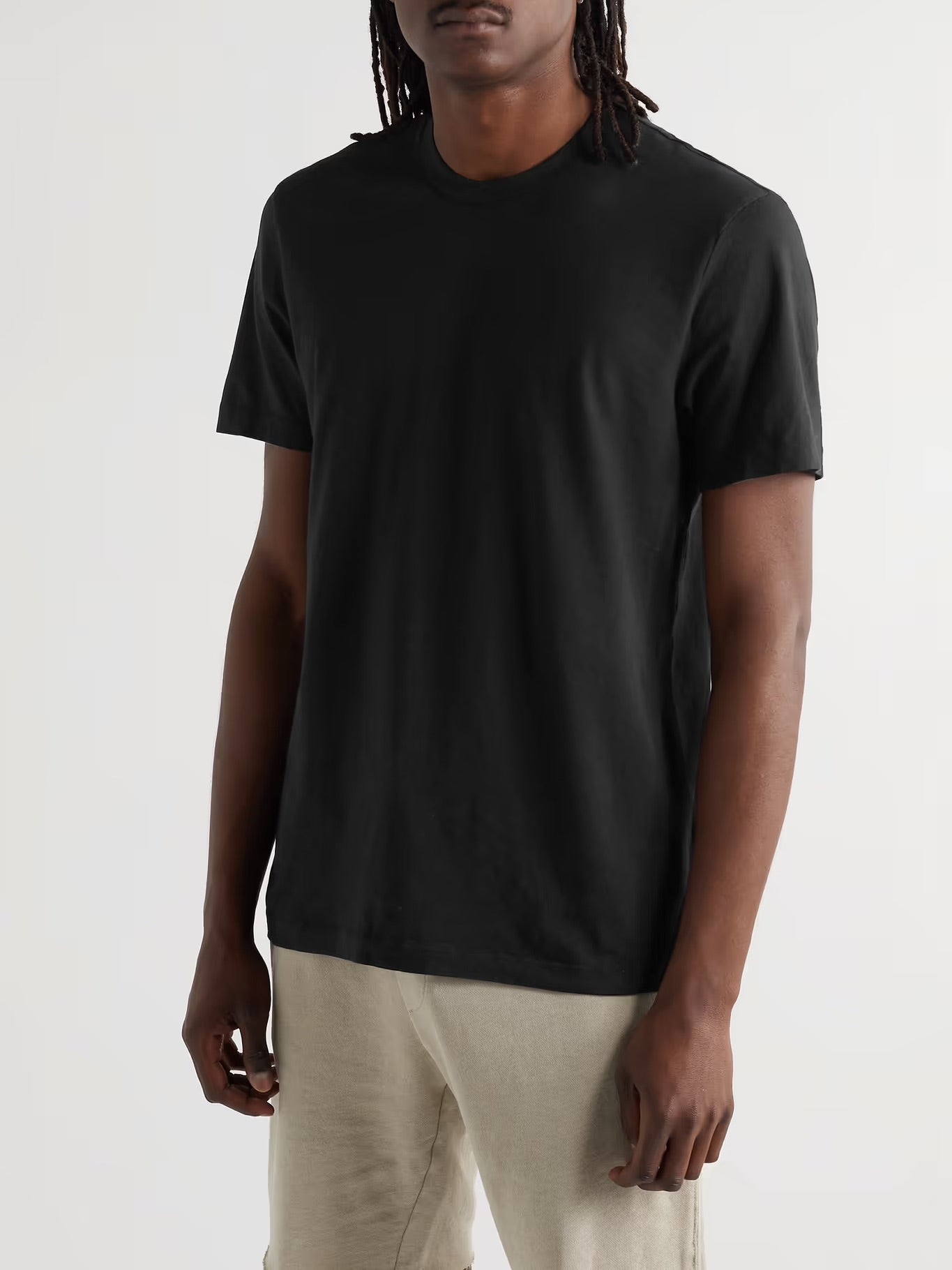 Cotton Jersey Black T-shirt