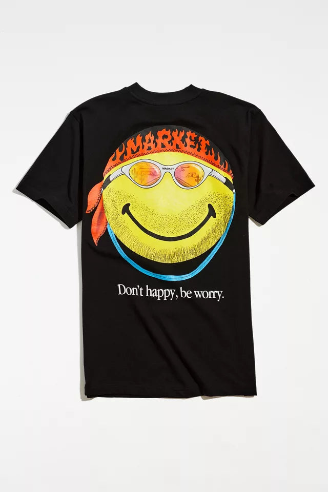 Smiley black t-shirt