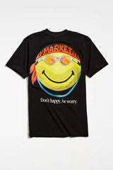Smiley black t-shirt