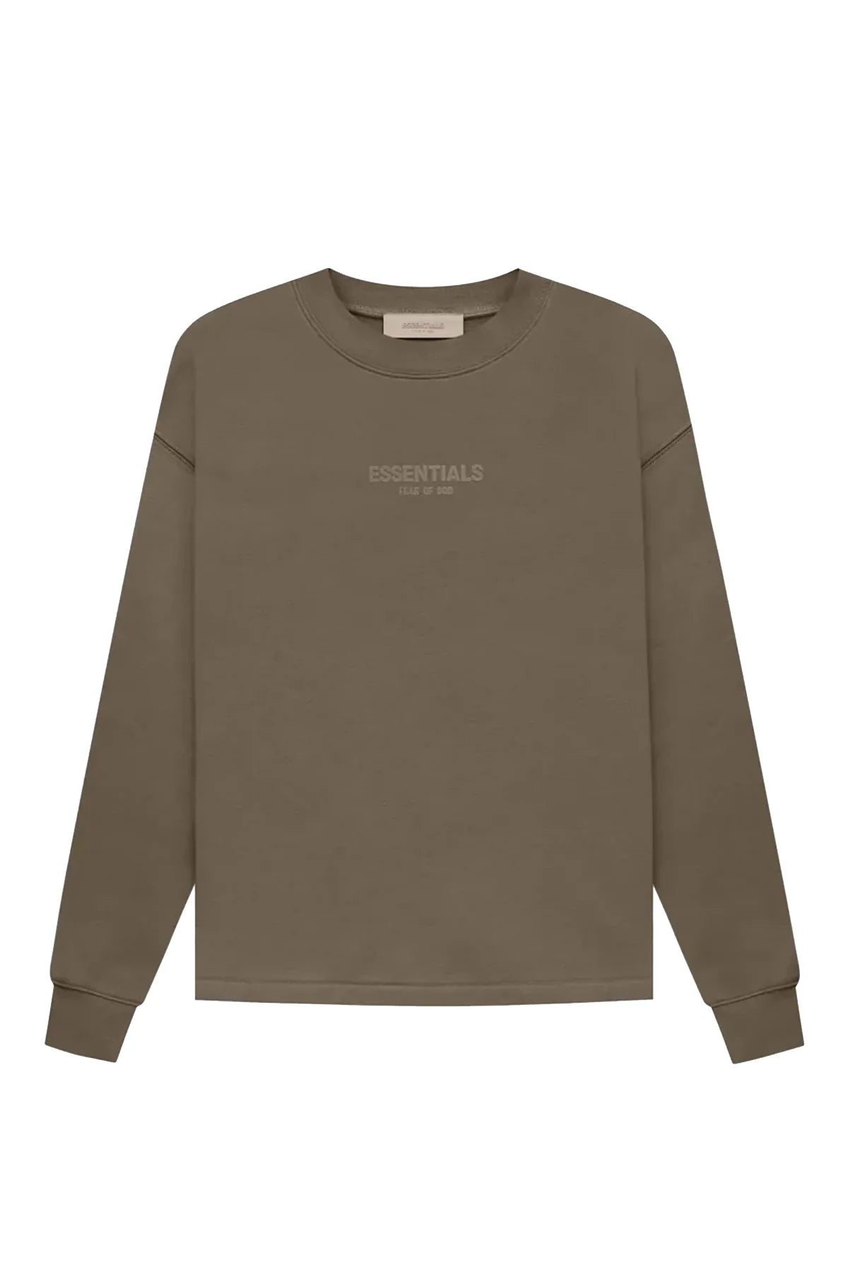 Relaxed crewneck wood