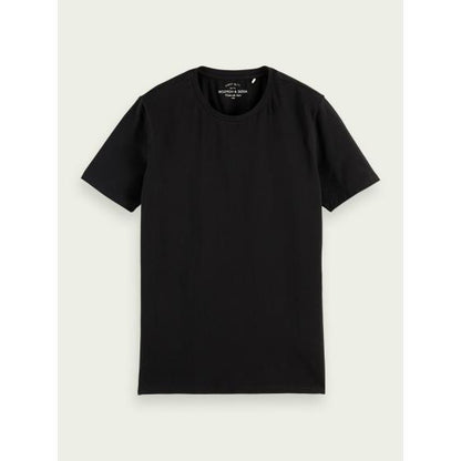 Black Organic Cotton Crewneck T-shirt