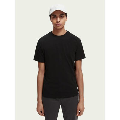 Black Organic Cotton Crewneck T-Shirt